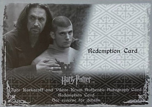 Redemption Card Front