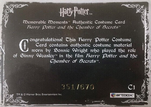 C1 - Ginny Weasley's Bathrobe - Back