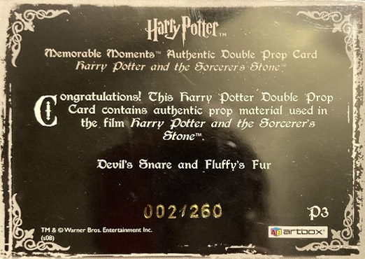 P3 - Devil's Snare and Fluffy's Fur - Back