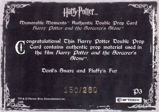 P3 - Devil's Snare and Fluffy's Fur - Back