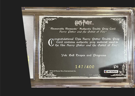 P8 - Yule Ball Drapes and Programs - Back