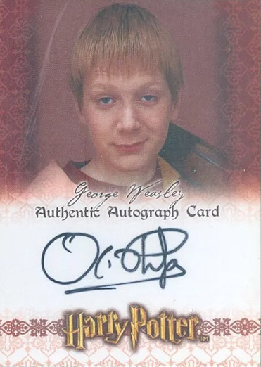 Oliver Phelps as George Weasley - Front