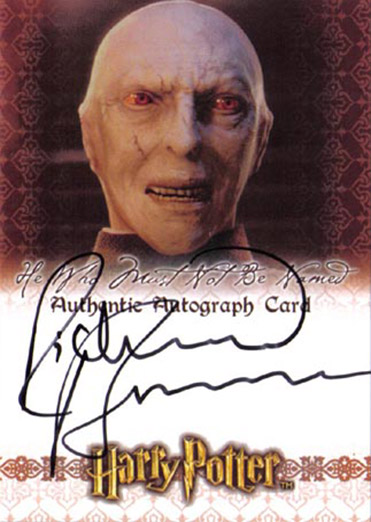 Richard Bremmer as Voldermort - Front