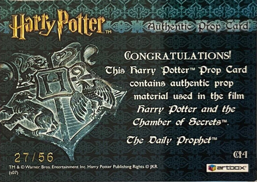 Ci4 - The Daily Prophet - Back