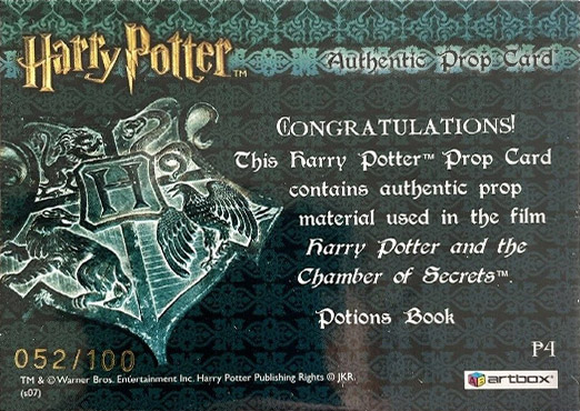 P4 - Potions Book - Back