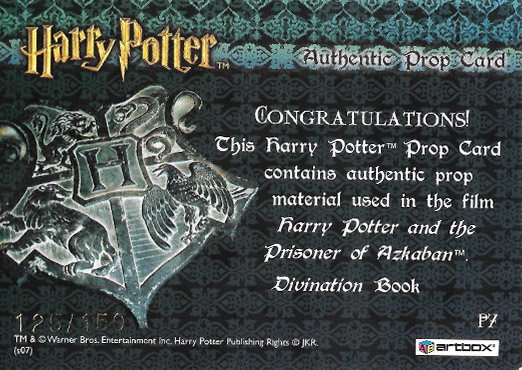 P7 - Divination Book - Back