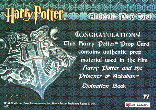 P7 - Divination Book - Back