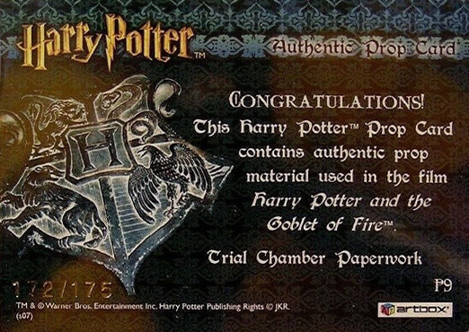 P9 - Trial Chamber Paperwork - Back