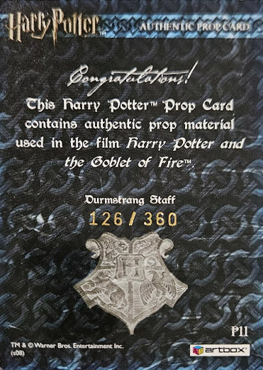 P11 - Durmstrang Staff - Back