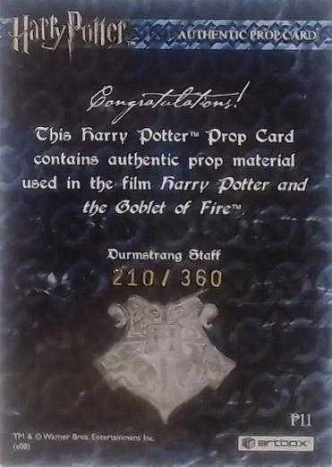 P11 - Durmstrang Staff - Back