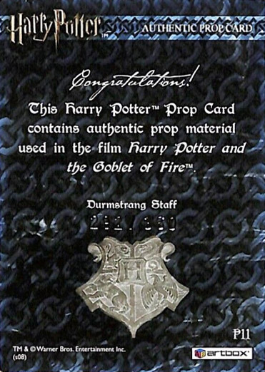 P11 - Durmstrang Staff - Back