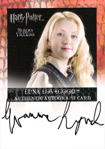 Evanna Lynch as Luna Lovegood - Front