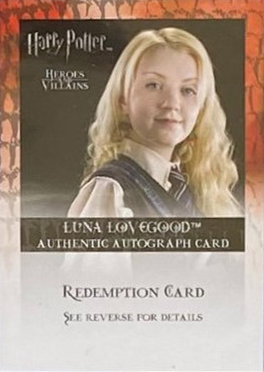 Redemption Card Front