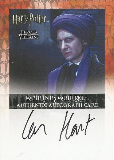 Ian Hart as Professor Quirrell - Front
