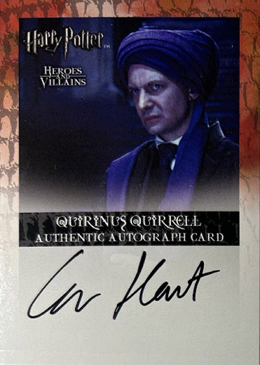 Ian Hart as Professor Quirrell - Front