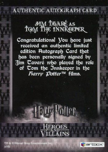 Jim Tavare as Tom the Barman - Back