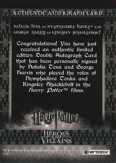 Natalia Tena George Harris - Back