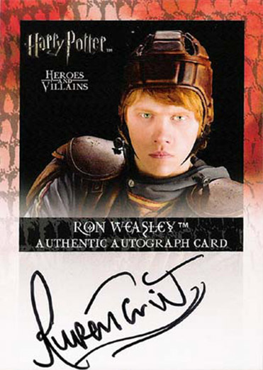 Rupert Grint as Ron Weasley - Front