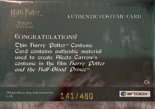 C6 - Alecto Carrow's Robes - Back