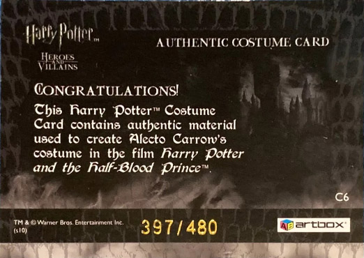 C6 - Alecto Carrow's Robes - Back