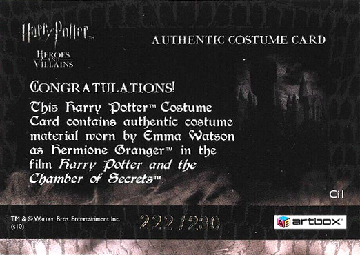 Ci1 - Hermione Granger's Skirt - Back