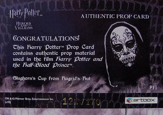 P11 - Slughorn's Cup from Hagrid's Hut - Back