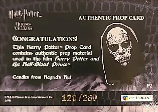 P2 - Candles from Hagrid's Hut - Back