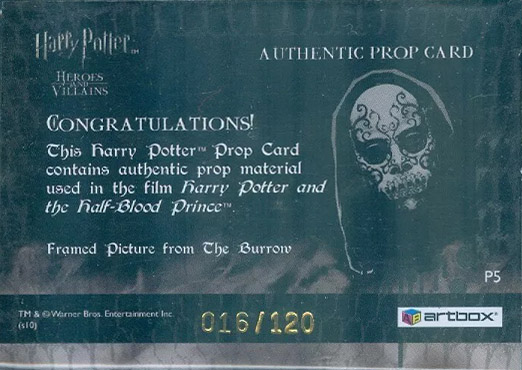 P5 - Framed Picture from The Burrow - Back