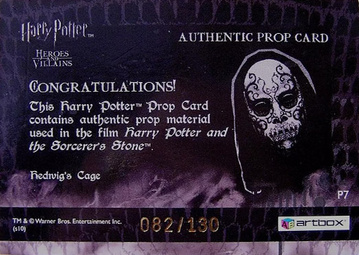 P7 - Hedwig's Cage - Back