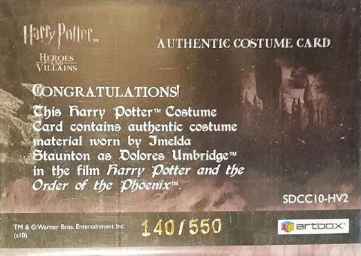 SDCC10-HV2 - Delores Umbridge - Back