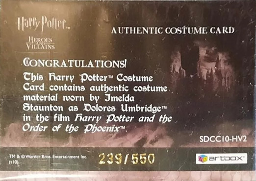 SDCC10-HV2 - Delores Umbridge - Back
