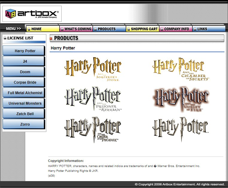 Artbox's Site secondary screenshot