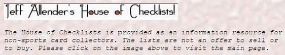 Jeff Allender's House of Checklists main screenshot